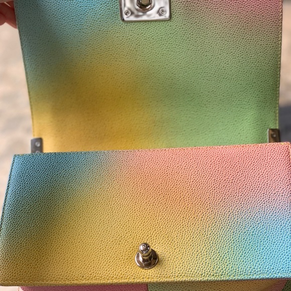 (TRADED) Auth Old Medium Rainbow Chanel Boy Flap - Picture 3 of 8
